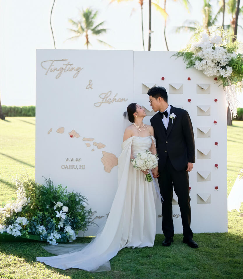 Psalmfloral_hawaii_wedding_floral_rental_夏威夷婚礼花艺租赁__Breezy Green_1